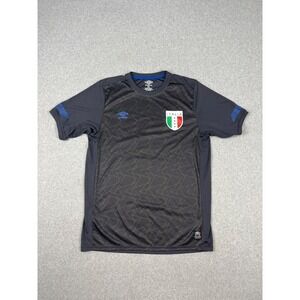 Italy Italia National Soccer Team Jersey Shirt Mens L Gray Umbro Crew Neck